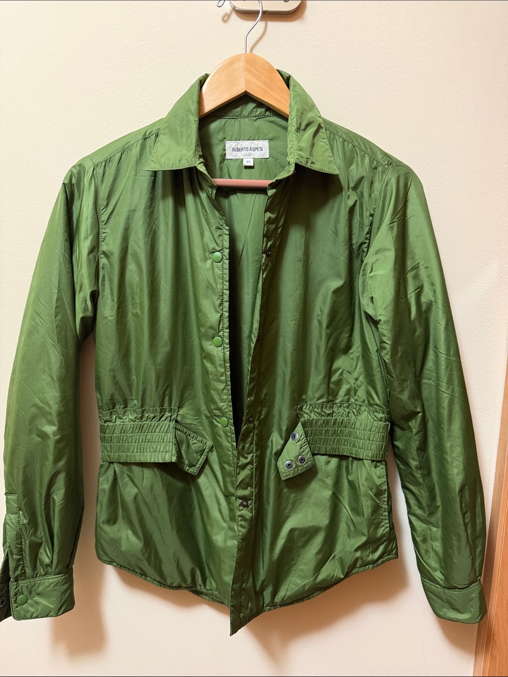 Alberto Aspesi Olive Green Utility Jacket